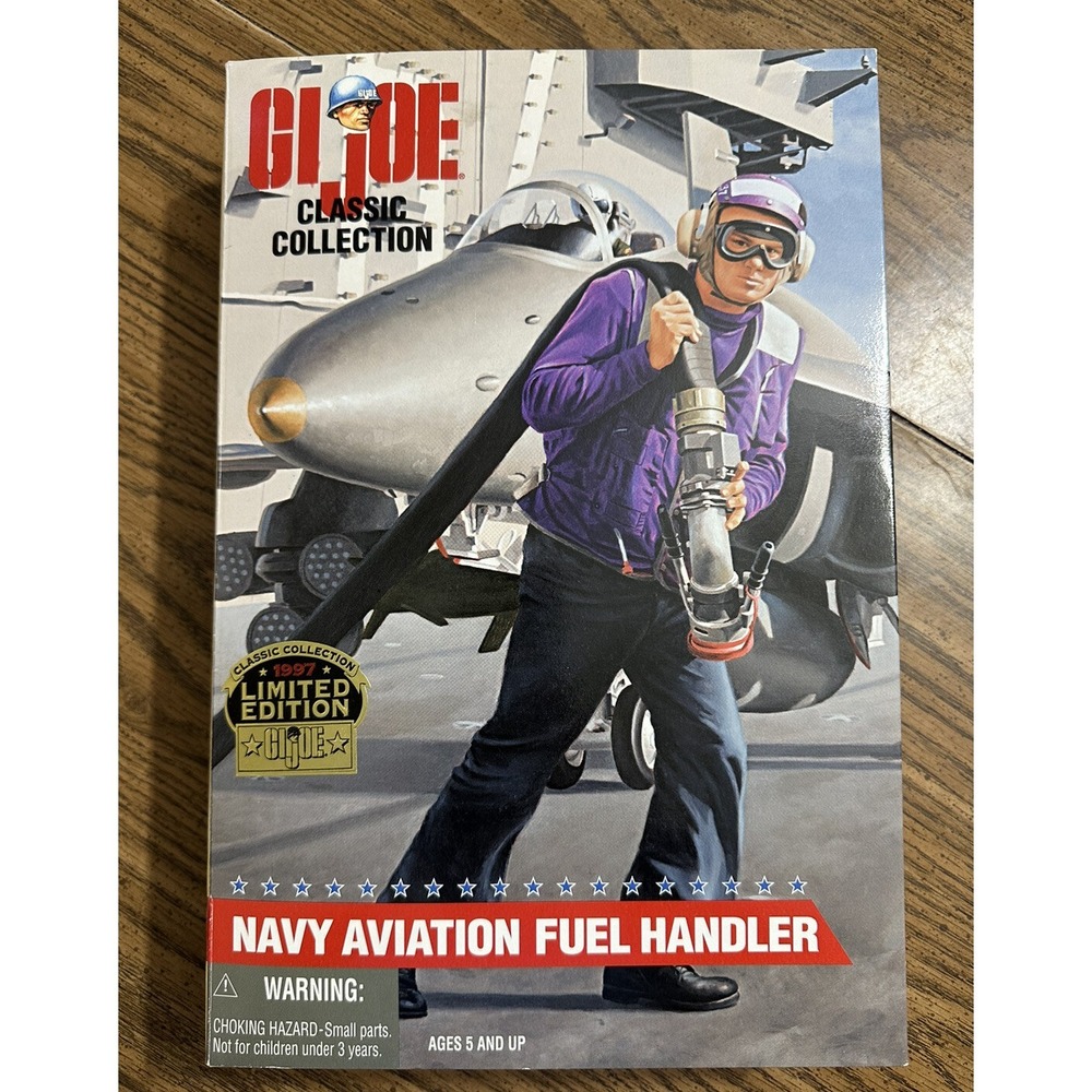 GI JOE Navy Aviation Fuel Handler Grape 1997 Collection Limited Edition‎ New